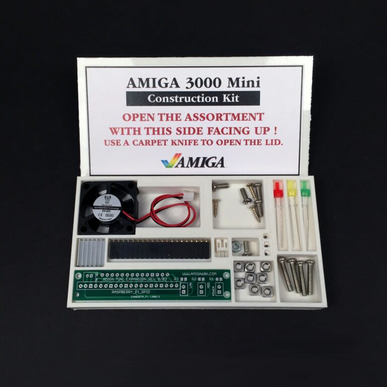 Amiga 3000 Mini construction kit with all parts
