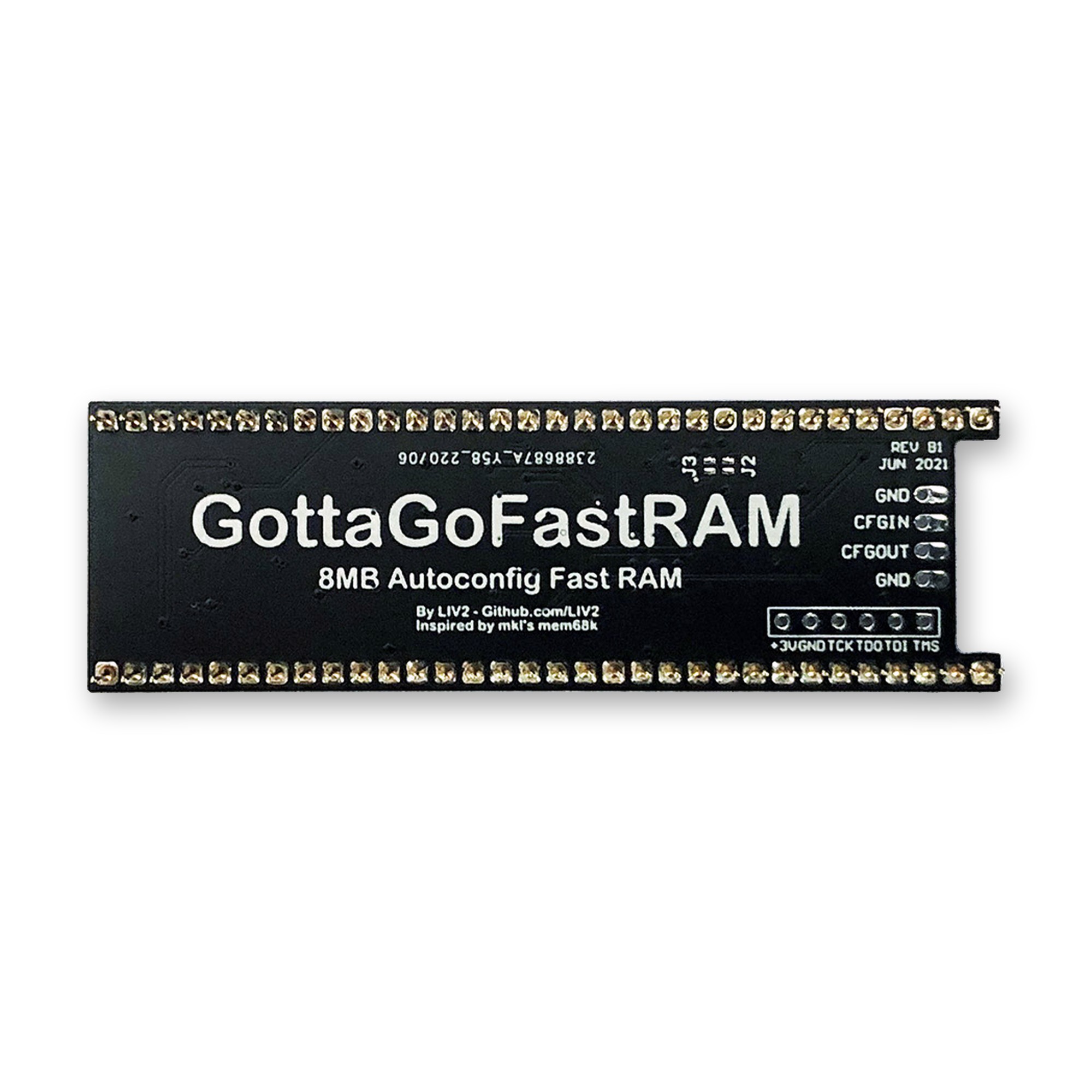 Fast-RAM 8MB for A500 + A1000 + A2000 + CDTV (GottaGoFastRAM), view 3