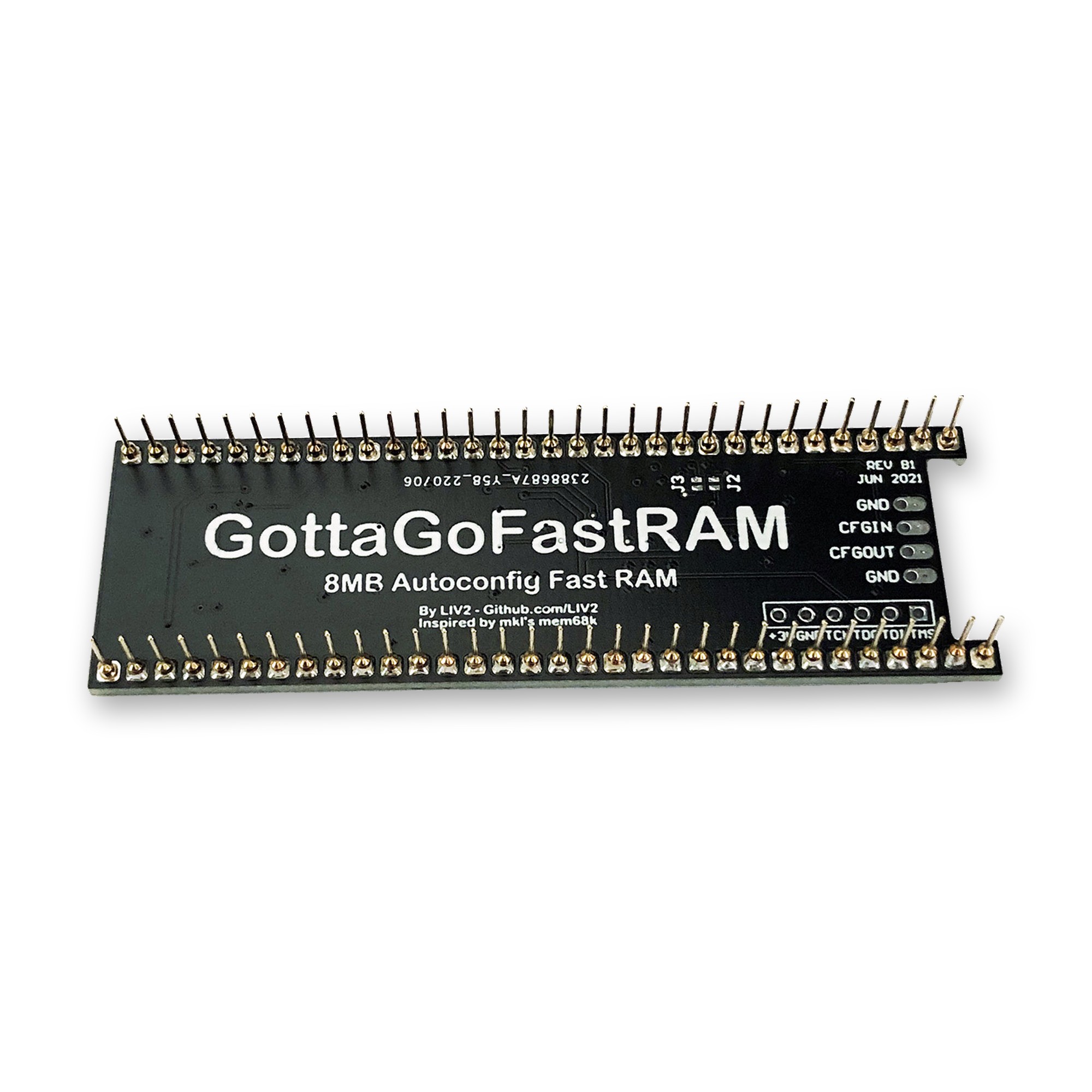 Fast-RAM 8MB for A500 + A1000 + A2000 + CDTV (GottaGoFastRAM), view 5