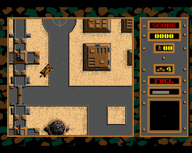 Firepower en el Amiga: tanques en un campo de batalla desértico